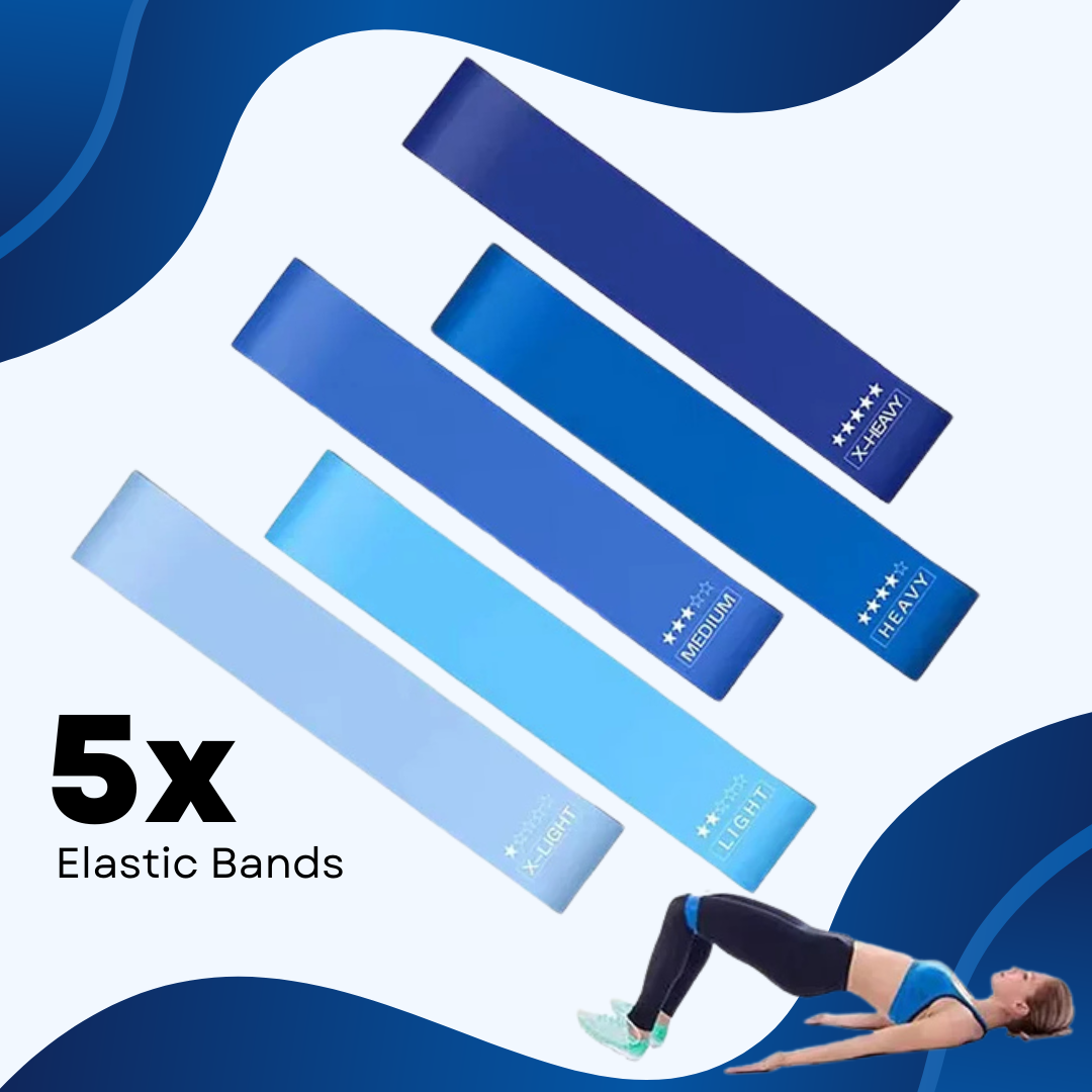 5x Elastic Band Set [10-50 lb]