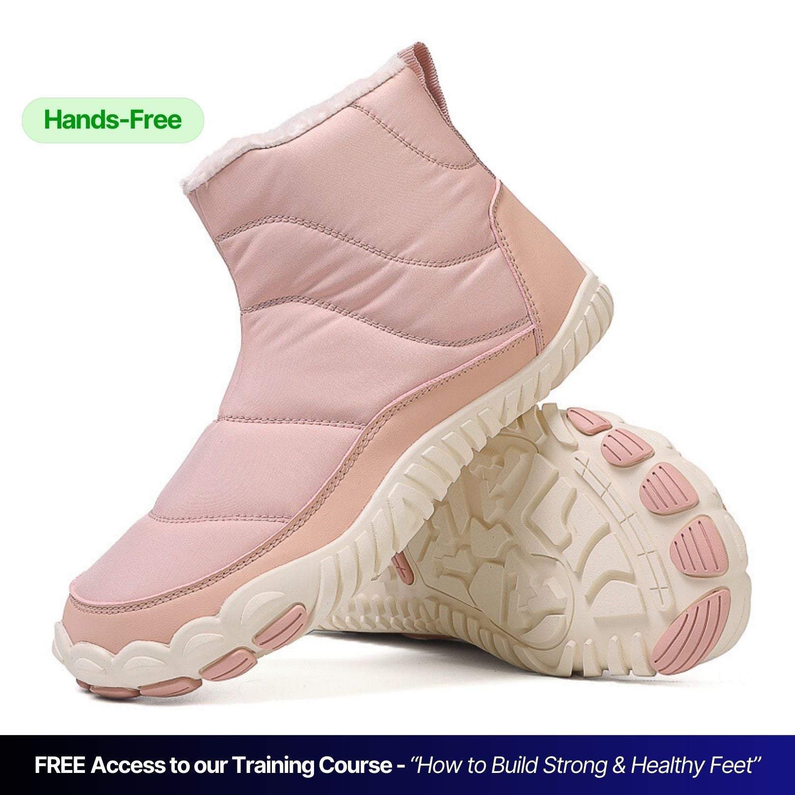[NEW] Snowy | Hands-Free Barefoot Boots