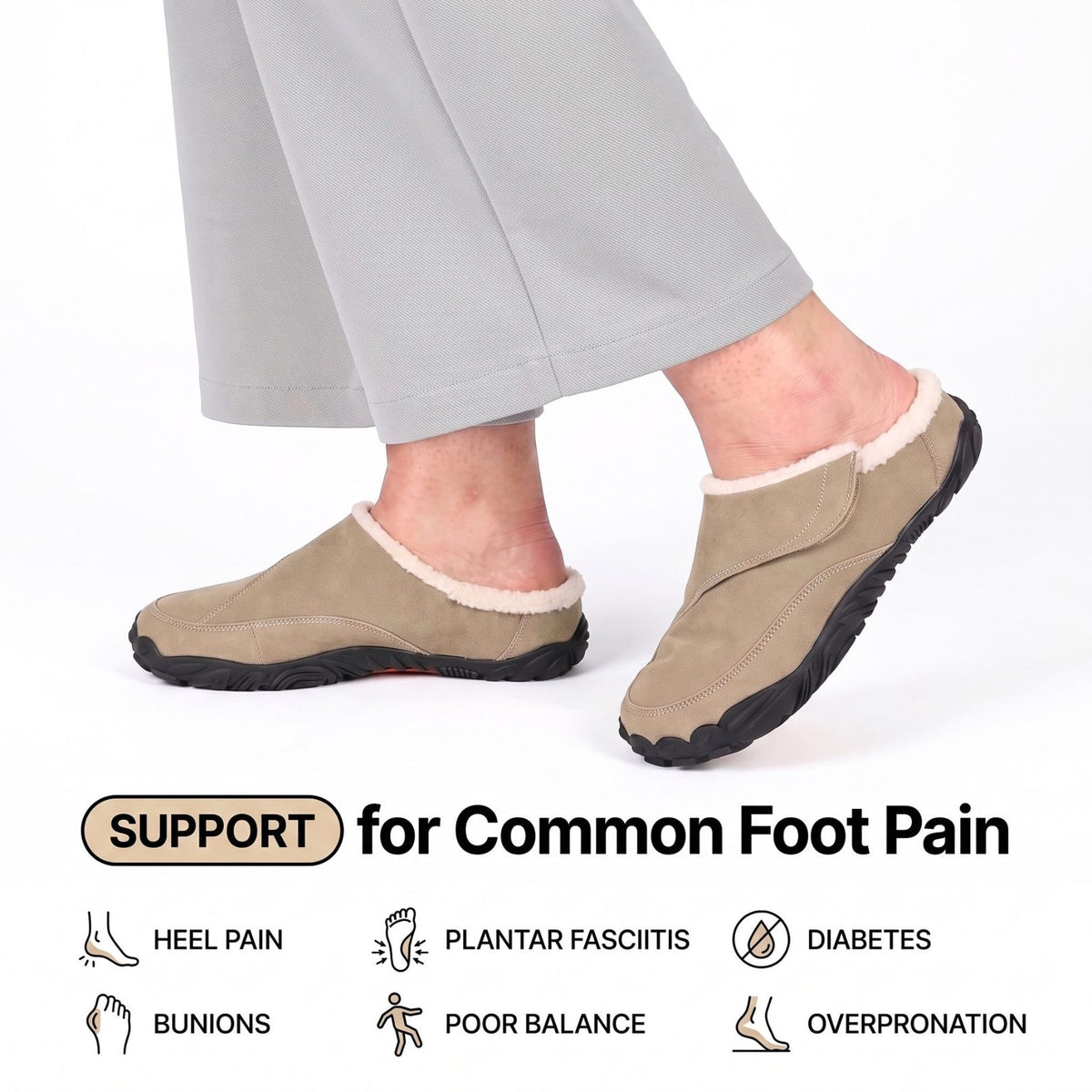 [NEW] CozyGrip | Ergonomic Winter Slippers