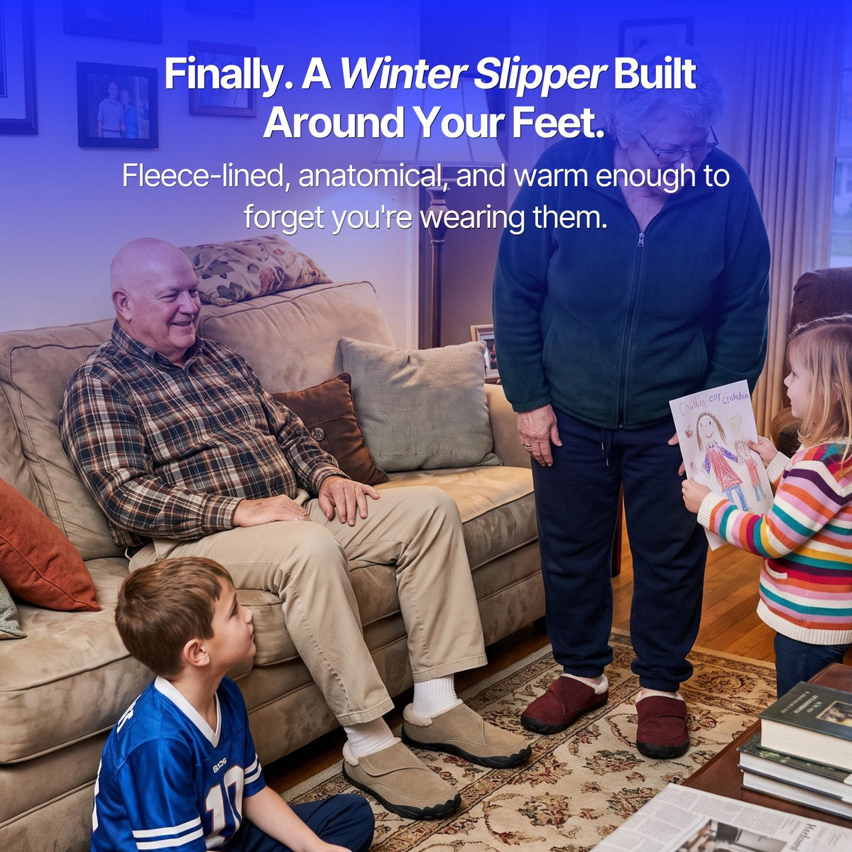 [NEW] CozyGrip | Ergonomic Winter Slippers