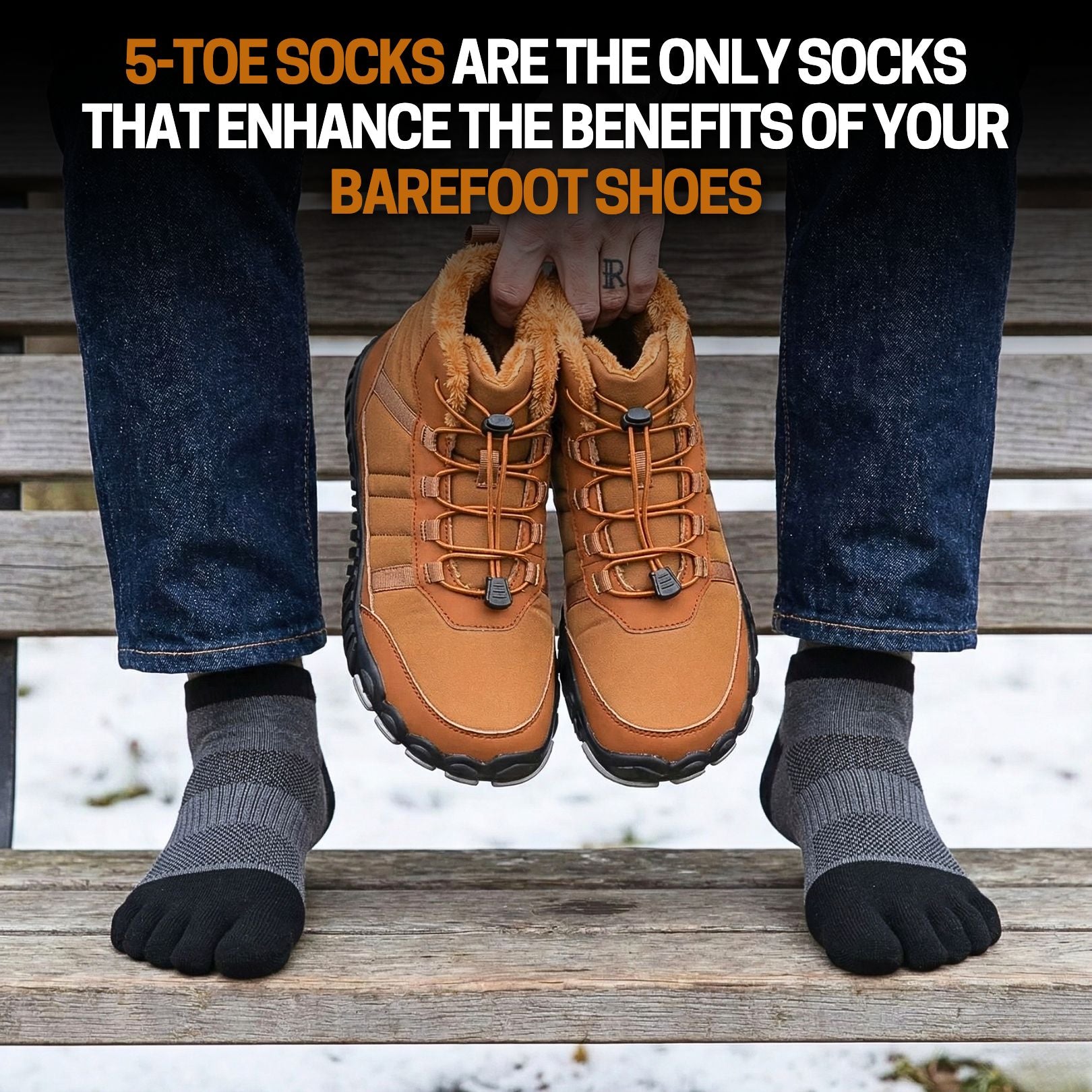5-Toe Barefoot Socks (ONE SIZE)